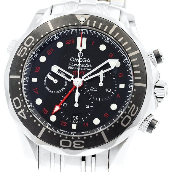 OMEGA Seamaster Diver 300M 212.30.44.52.01.001 GMT Chronograph Automatic - Picture 11 of 12